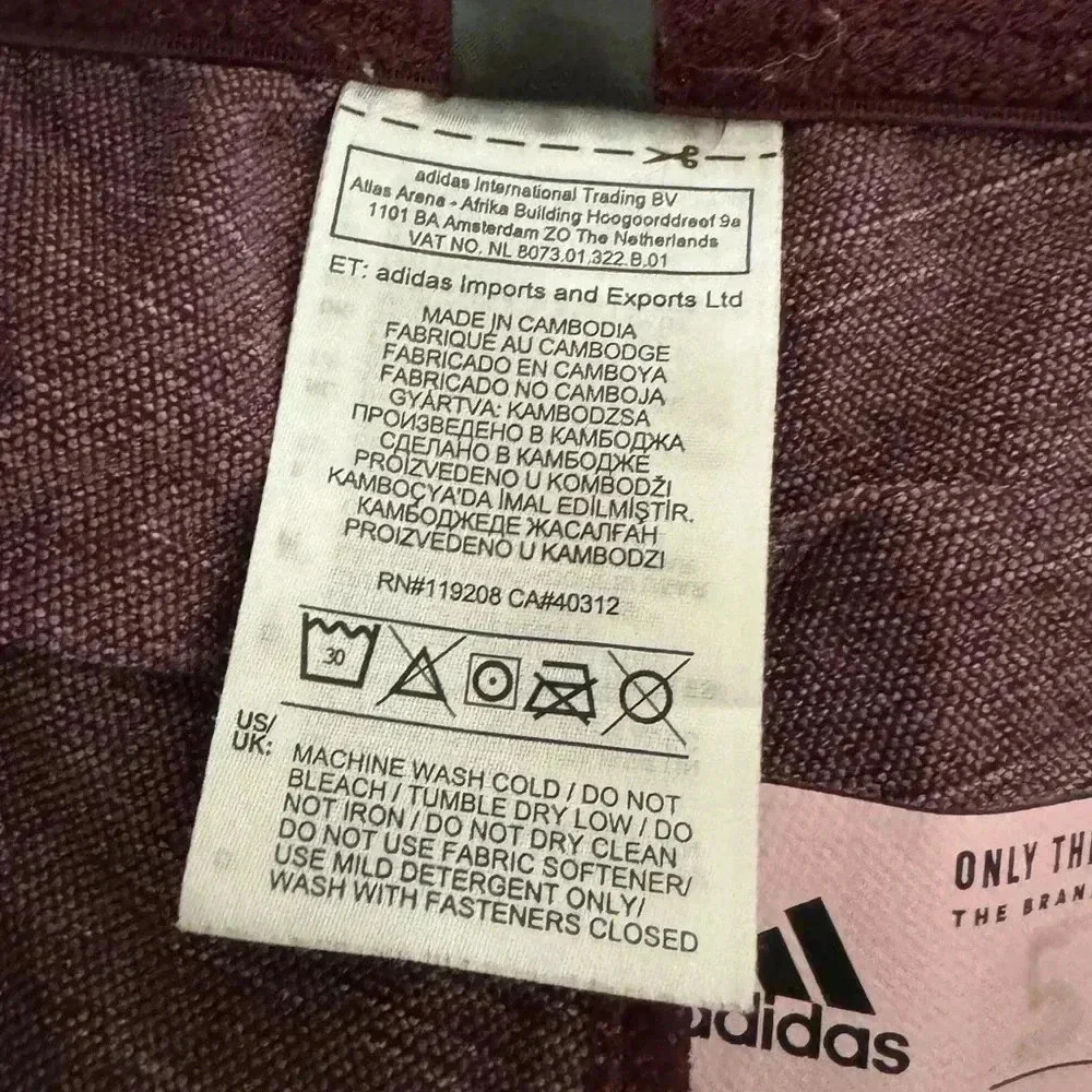 Texas A&M University Adidas Maroon Mens Jogger Exercise Workout Pants Leg Zip 2X - Picture 6 of 13